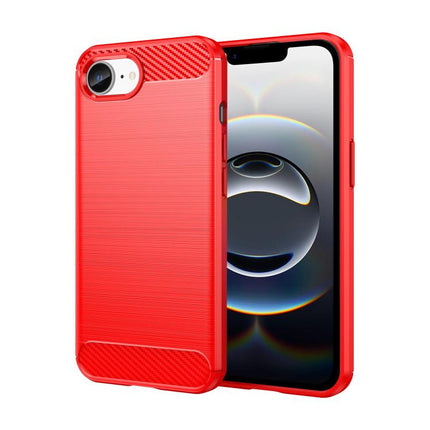 Brushed Texture Carbon Fiber TPU Phone Case, For iPhone 17e / 16e, For iPhone 17 Pro Max, For iPhone 17 Pro, For iPhone 17, For iPhone Air, For iPhone 16 Pro Max, For iPhone 16 Pro, For iPhone 16 Plus