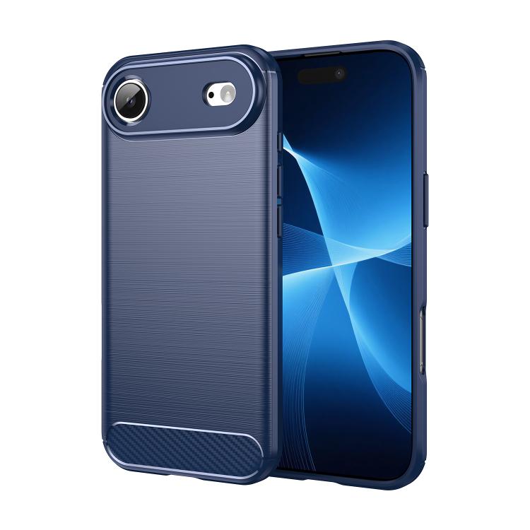 Brushed Texture Carbon Fiber TPU Phone Case