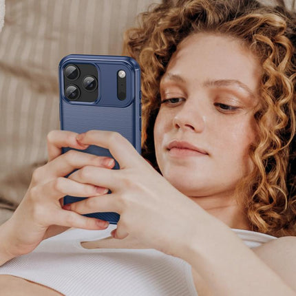 Brushed Texture Carbon Fiber TPU Phone Case, For iPhone 17 Pro Max, For iPhone 17 Pro, For iPhone 17, For iPhone Air, For iPhone 16e, For iPhone 16 Pro Max, For iPhone 16 Pro, For iPhone 16 Plus