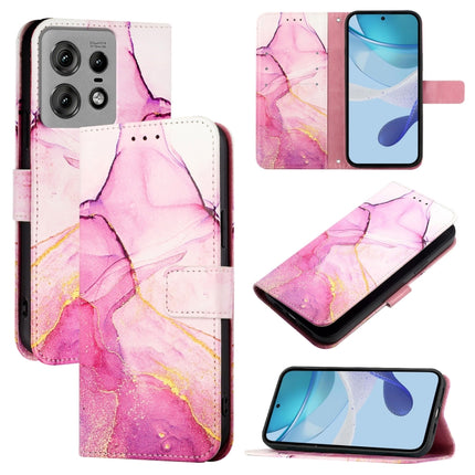 PT003 Marble Pattern Flip Leather Phone Case, For Motorola Moto E14, For Motorola Moto G85, For Motorola Edge 50 Ultra, For Motorola Edge 50 Pro