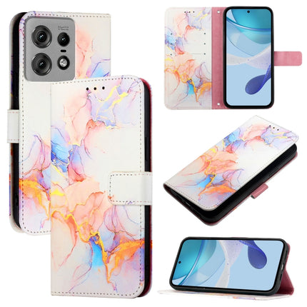 PT003 Marble Pattern Flip Leather Phone Case, For Motorola Moto E14, For Motorola Moto G85, For Motorola Edge 50 Ultra, For Motorola Edge 50 Pro