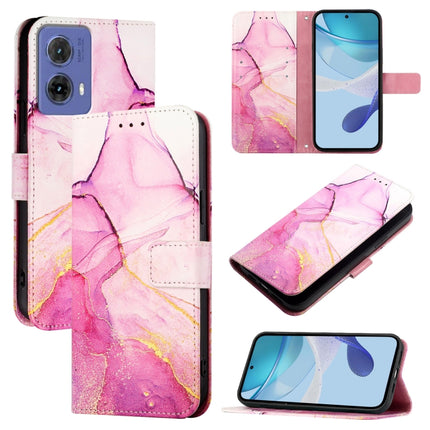 PT003 Marble Pattern Flip Leather Phone Case, For Motorola Moto E14, For Motorola Moto G85, For Motorola Edge 50 Ultra, For Motorola Edge 50 Pro