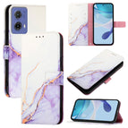 For Motorola Moto G85 / White Purple