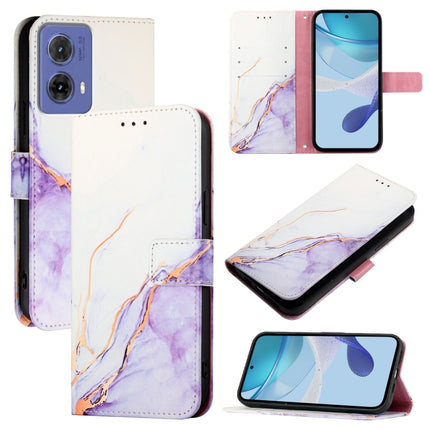 PT003 Marble Pattern Flip Leather Phone Case, For Motorola Moto E14, For Motorola Moto G85, For Motorola Edge 50 Ultra, For Motorola Edge 50 Pro