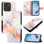 For Motorola Moto G15 / Galaxy Marble White