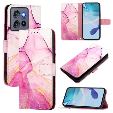 PT003 Marble Pattern Flip Leather Phone Case, For Motorola Moto G Stylus 5G 2025, For Motorola Moto G05, For Motorola Moto G15, For Motorola Edge 50 5G Global