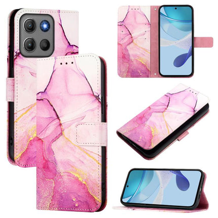 PT003 Marble Pattern Flip Leather Phone Case, For Motorola Moto G Max / G87 / G77 / G67 5G, For Motorola Moto G37 / G37 Power / G47, For Motorola Signature 5G, For Motorola Moto G17 / G17 Power / G15