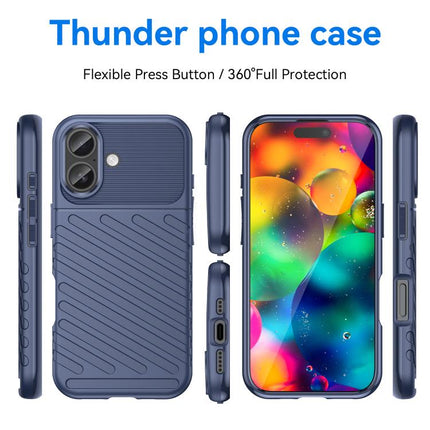 Thunderbolt Shockproof Soft TPU Phone Case, For iPhone 17e / 16e, For iPhone 17 Pro Max, For iPhone 17 Pro, For iPhone 17, For iPhone Air, For iPhone 16 Pro Max, For iPhone 16 Pro, For iPhone 16 Plus, For iPhone 16