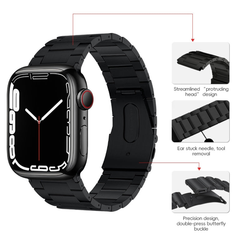 PG63 Three-Bead Protrusion Titanium Metal Watch Band