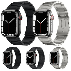 PG63 Three-Bead Protrusion Titanium Metal Watch Band