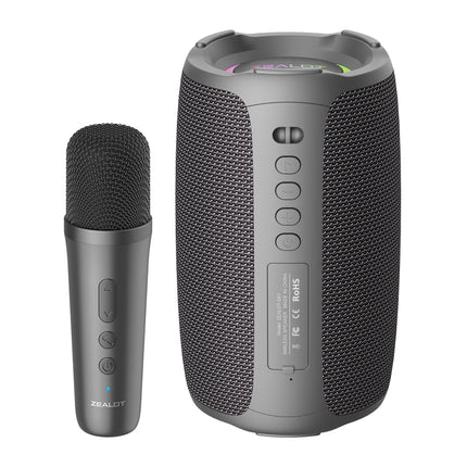 Zealot S61M RGB Rhythmic Light Karaoke Wireless Speaker, Single Mic, Dual Mic