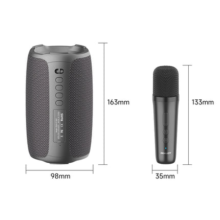 Zealot S61M RGB Rhythmic Light Karaoke Wireless Speaker, Single Mic, Dual Mic