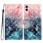 For iPhone 16 Plus / 3D Pink Blue Marble