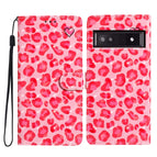 For Google Pixel 8A / Pink Leopard Print