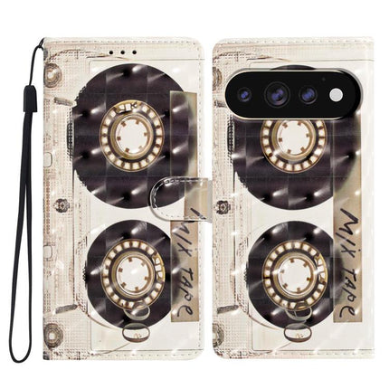 3D Pattern Leather Phone Case, For Google Pixel 11a, For Google Pixel 11 Pro XL