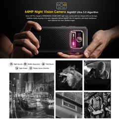 Ulefone Armor 25T Pro Rugged Phone, Thermal Imaging, 6.78 inch Android 14 MediaTek Dimensity 6300 Octa Core, Network: 5G, NFC, Armor 25T Pro