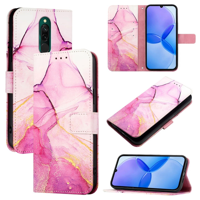 PT003 Marble Pattern Flip Leather Phone Case, For Xiaomi Redmi 8 / 8A, For Xiaomi Mi CC9  / Mi 9 Lite, For Xiaomi Redmi Note 8, For Xiaomi Redmi Note 8 Pro