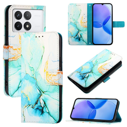 PT003 Marble Pattern Flip Leather Phone Case, For Xiaomi 14, For Xiaomi Redmi Note 12R / Poco M6 Pro 5G, For Xiaomi Redmi 12 4G / 5G Global & India, For Xiaomi Redmi K70 / K70 Pro