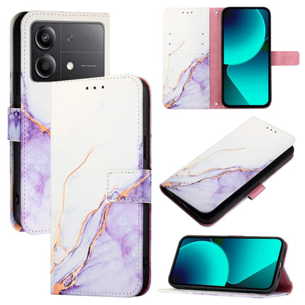 PT003 Marble Pattern Flip Leather Phone Case, For Xiaomi Poco F6, For Xiaomi Poco X6 Neo 5G Global, For Xiaomi 14 Ultra, For Xiaomi 14 Pro