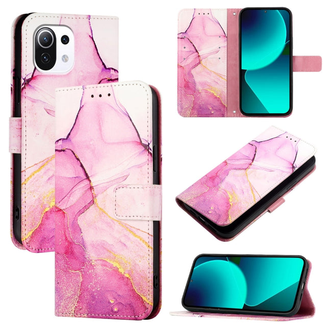 PT003 Marble Pattern Flip Leather Phone Case, For Xiaomi Mi 11 Lite 4G / 5G, For Xiaomi 11T / 11T Pro, For Xiaomi Redmi 9 / 9 Prime India, For Xiaomi Poco X3 GT