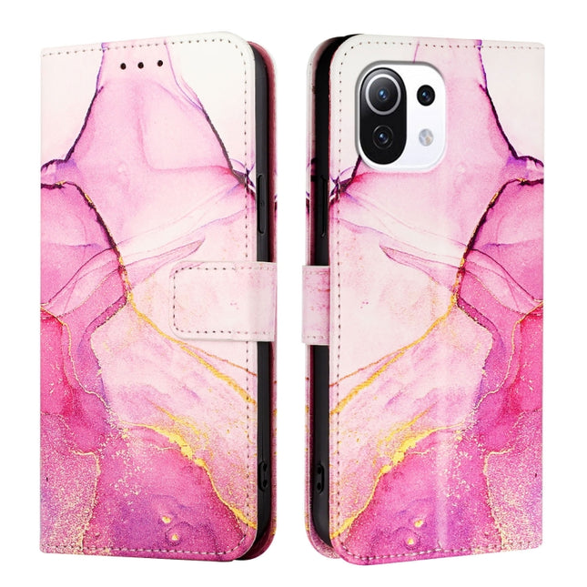 PT003 Marble Pattern Flip Leather Phone Case, For Xiaomi Mi 11 Lite 4G / 5G, For Xiaomi 11T / 11T Pro, For Xiaomi Redmi 9 / 9 Prime India, For Xiaomi Poco X3 GT