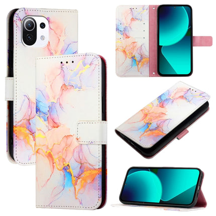 PT003 Marble Pattern Flip Leather Phone Case, For Xiaomi Mi 11 Lite 4G / 5G, For Xiaomi 11T / 11T Pro, For Xiaomi Redmi 9 / 9 Prime India, For Xiaomi Poco X3 GT