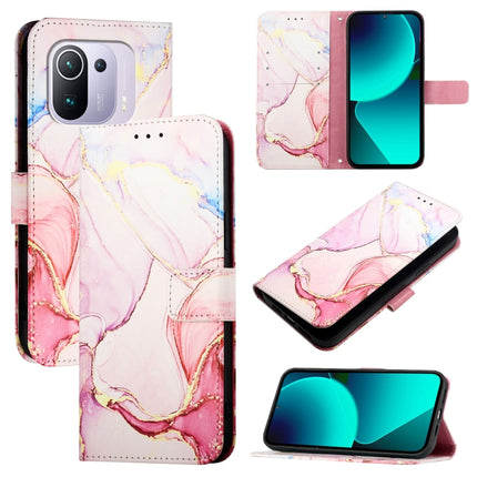 PT003 Marble Pattern Flip Leather Phone Case, For Xiaomi Mi 11 Ultra, For Xiaomi Mi 11 Pro, For Xiaomi Mi 11, For Xiaomi Redmi 10X 4G