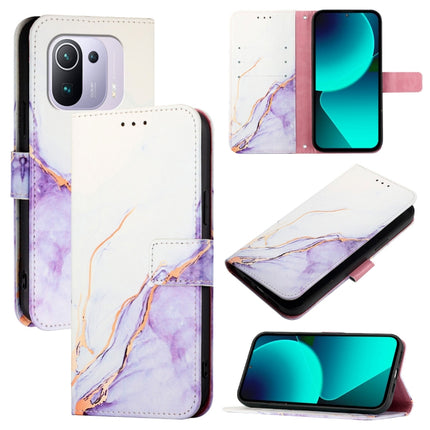 PT003 Marble Pattern Flip Leather Phone Case, For Xiaomi Mi 11 Ultra, For Xiaomi Mi 11 Pro, For Xiaomi Mi 11, For Xiaomi Redmi 10X 4G