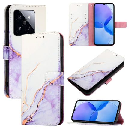 PT003 Marble Pattern Flip Leather Phone Case, For Xiaomi Poco F6, For Xiaomi Poco X6 Neo 5G Global, For Xiaomi 14 Ultra, For Xiaomi 14 Pro