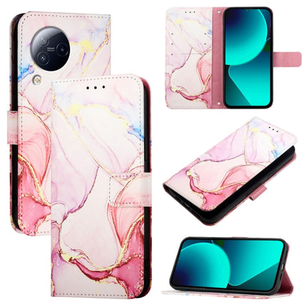 PT003 Marble Pattern Flip Leather Phone Case, For Xiaomi Redmi A2+ / Poco C51, For Xiaomi Redmi A1+ / Poco C50, For Xiaomi 13 Ultra, For Xiaomi Civi 3