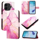 For vivo iQOO Z9 / iQOO Z9 Turbo / Pink Purple Gold