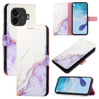 For vivo iQOO Z9 / iQOO Z9 Turbo / White Purple