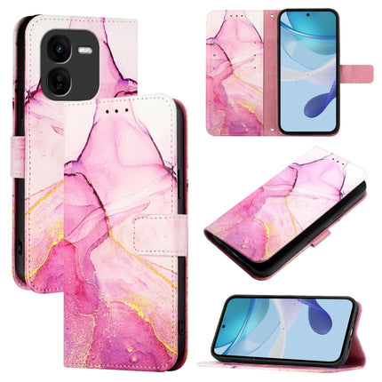 PT003 Marble Pattern Flip Leather Phone Case, For vivo X100s, For vivo Y38 5G, For vivo V30e 5G Global, For vivo iQOO Z9x