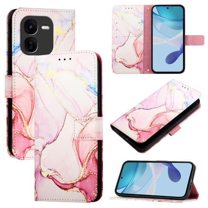 PT003 Marble Pattern Flip Leather Phone Case, For vivo X100s, For vivo Y38 5G, For vivo V30e 5G Global, For vivo iQOO Z9x