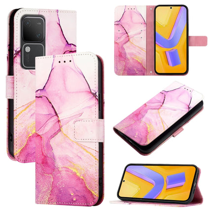 PT003 Marble Pattern Flip Leather Phone Case, For vivo iQOO Z9 / iQOO Z9 Turbo, For vivo Y03 4G Global, For vivo Y100 IDN / Y200e, For vivo V30 / V30 Pro 5G Global