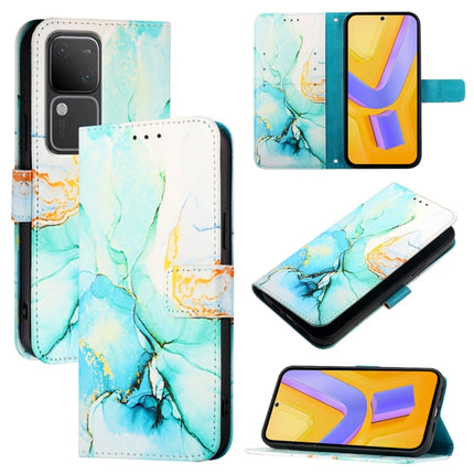 PT003 Marble Pattern Flip Leather Phone Case, For vivo iQOO Z9 / iQOO Z9 Turbo, For vivo Y03 4G Global, For vivo Y100 IDN / Y200e, For vivo V30 / V30 Pro 5G Global