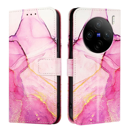 PT003 Marble Pattern Flip Leather Phone Case, For vivo X100s, For vivo Y38 5G, For vivo V30e 5G Global, For vivo iQOO Z9x