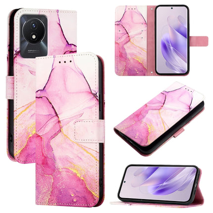 PT003 Marble Pattern Flip Leather Phone Case, For vivo Y02A / Y02 / Y11 2023 / Y02t, For vivo Y78+ / Y78 5G Global / V29 Lite, For vivo Y56 5G / Y16 4G / Y02s 4G, For vivo Y100 5G Global