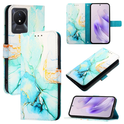 PT003 Marble Pattern Flip Leather Phone Case, For vivo Y02A / Y02 / Y11 2023 / Y02t, For vivo Y78+ / Y78 5G Global / V29 Lite, For vivo Y56 5G / Y16 4G / Y02s 4G, For vivo Y100 5G Global