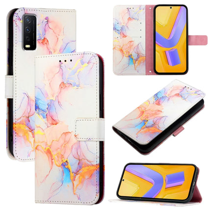 PT003 Marble Pattern Flip Leather Phone Case, For vivo Y70s, For vivo Y50 5G, For vivo Y30 4G Global, For vivo Y19 / U3 / Y5s / Z5i / U20