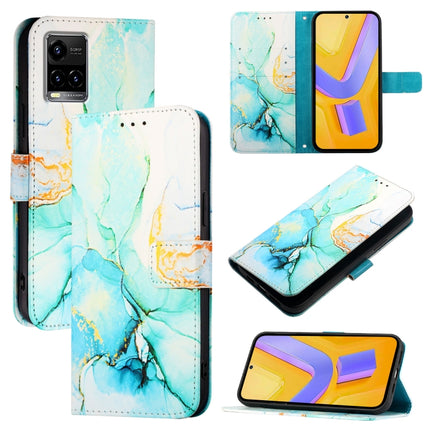 PT003 Marble Pattern Flip Leather Phone Case, For vivo Y55s 5G 2023 / Y55 5G / Y75 5G, For vivo T1 5G / iQOO U5e / Y30 5G / Y33e 5G, For vivo Y33s 4G Global / Y21 2021 / Y21s, For vivo Y76 5G