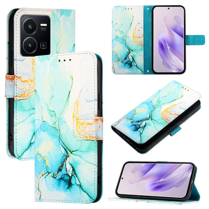 PT003 Marble Pattern Flip Leather Phone Case, For vivo V27 / V27 Pro 5G Global, For vivo V27e 4G / T2 4G Global, For vivo Y35 4G / Y22s 4G / Y22 4G Global, For vivo Y77 5G Global / Y77e 5G