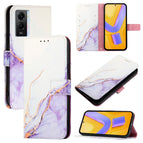 For vivo Y55s 5G 2023 / Y55 5G / Y75 5G / White Purple