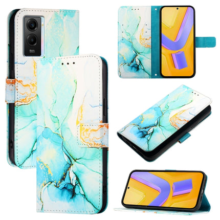 PT003 Marble Pattern Flip Leather Phone Case, For vivo Y55s 5G 2023 / Y55 5G / Y75 5G, For vivo T1 5G / iQOO U5e / Y30 5G / Y33e 5G, For vivo Y33s 4G Global / Y21 2021 / Y21s, For vivo Y76 5G