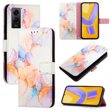 PT003 Marble Pattern Flip Leather Phone Case, For vivo Y55s 5G 2023 / Y55 5G / Y75 5G, For vivo T1 5G / iQOO U5e / Y30 5G / Y33e 5G, For vivo Y33s 4G Global / Y21 2021 / Y21s, For vivo Y76 5G
