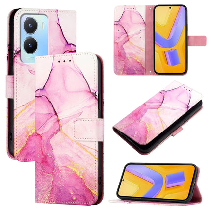 PT003 Marble Pattern Flip Leather Phone Case, For vivo Y02A / Y02 / Y11 2023 / Y02t, For vivo Y78+ / Y78 5G Global / V29 Lite, For vivo Y56 5G / Y16 4G / Y02s 4G, For vivo Y100 5G Global