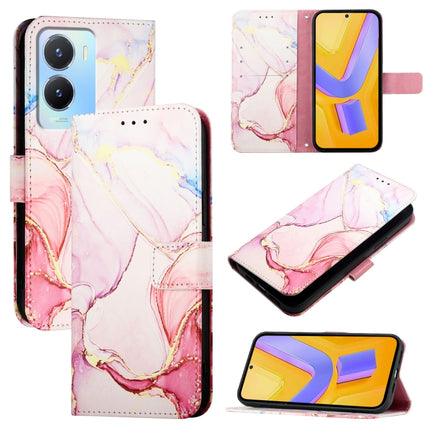 PT003 Marble Pattern Flip Leather Phone Case, For vivo Y02A / Y02 / Y11 2023 / Y02t, For vivo Y78+ / Y78 5G Global / V29 Lite, For vivo Y56 5G / Y16 4G / Y02s 4G, For vivo Y100 5G Global