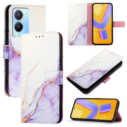 PT003 Marble Pattern Flip Leather Phone Case, For vivo Y02A / Y02 / Y11 2023 / Y02t, For vivo Y78+ / Y78 5G Global / V29 Lite, For vivo Y56 5G / Y16 4G / Y02s 4G, For vivo Y100 5G Global