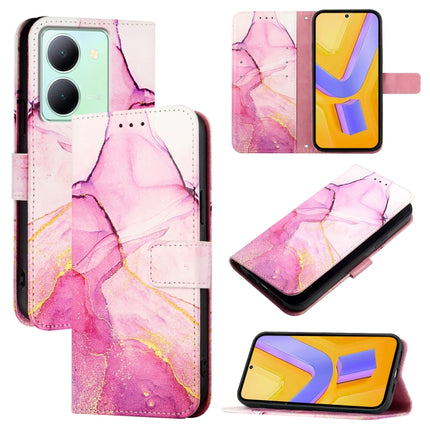 PT003 Marble Pattern Flip Leather Phone Case, For vivo Y02A / Y02 / Y11 2023 / Y02t, For vivo Y78+ / Y78 5G Global / V29 Lite, For vivo Y56 5G / Y16 4G / Y02s 4G, For vivo Y100 5G Global