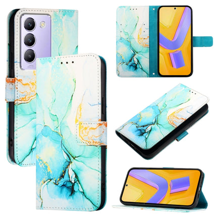 PT003 Marble Pattern Flip Leather Phone Case, For vivo iQOO Z9 / iQOO Z9 Turbo, For vivo Y03 4G Global, For vivo Y100 IDN / Y200e, For vivo V30 / V30 Pro 5G Global